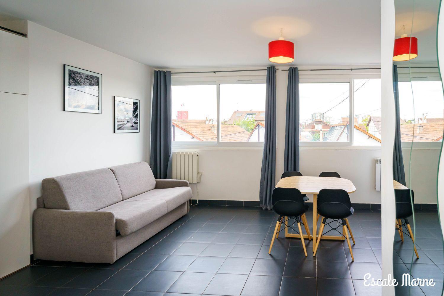 Escale-Marne Fr - 102 - Free Parking - Free Luggage Storage - All Equipped - Linen Included - Washing Machine - 10Mn Walk Metro 8 - Rer A - Panoramic View - From 1 To 4 Guests เมซง-อัลฟอร์ ภายนอก รูปภาพ