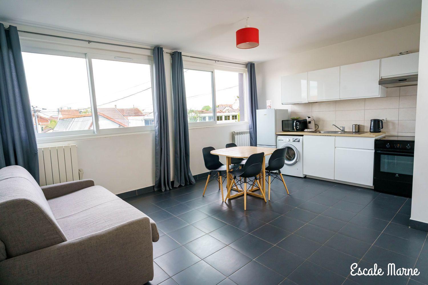 Escale-Marne Fr - 102 - Free Parking - Free Luggage Storage - All Equipped - Linen Included - Washing Machine - 10Mn Walk Metro 8 - Rer A - Panoramic View - From 1 To 4 Guests เมซง-อัลฟอร์ ภายนอก รูปภาพ