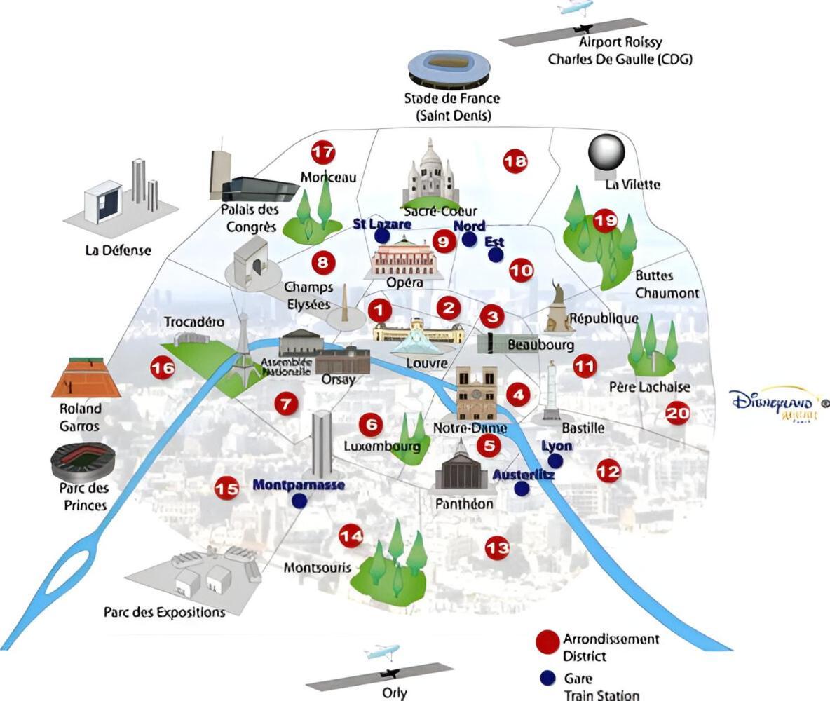 Escale-Marne Fr - 102 - Free Parking - Free Luggage Storage - All Equipped - Linen Included - Washing Machine - 10Mn Walk Metro 8 - Rer A - Panoramic View - From 1 To 4 Guests เมซง-อัลฟอร์ ภายนอก รูปภาพ